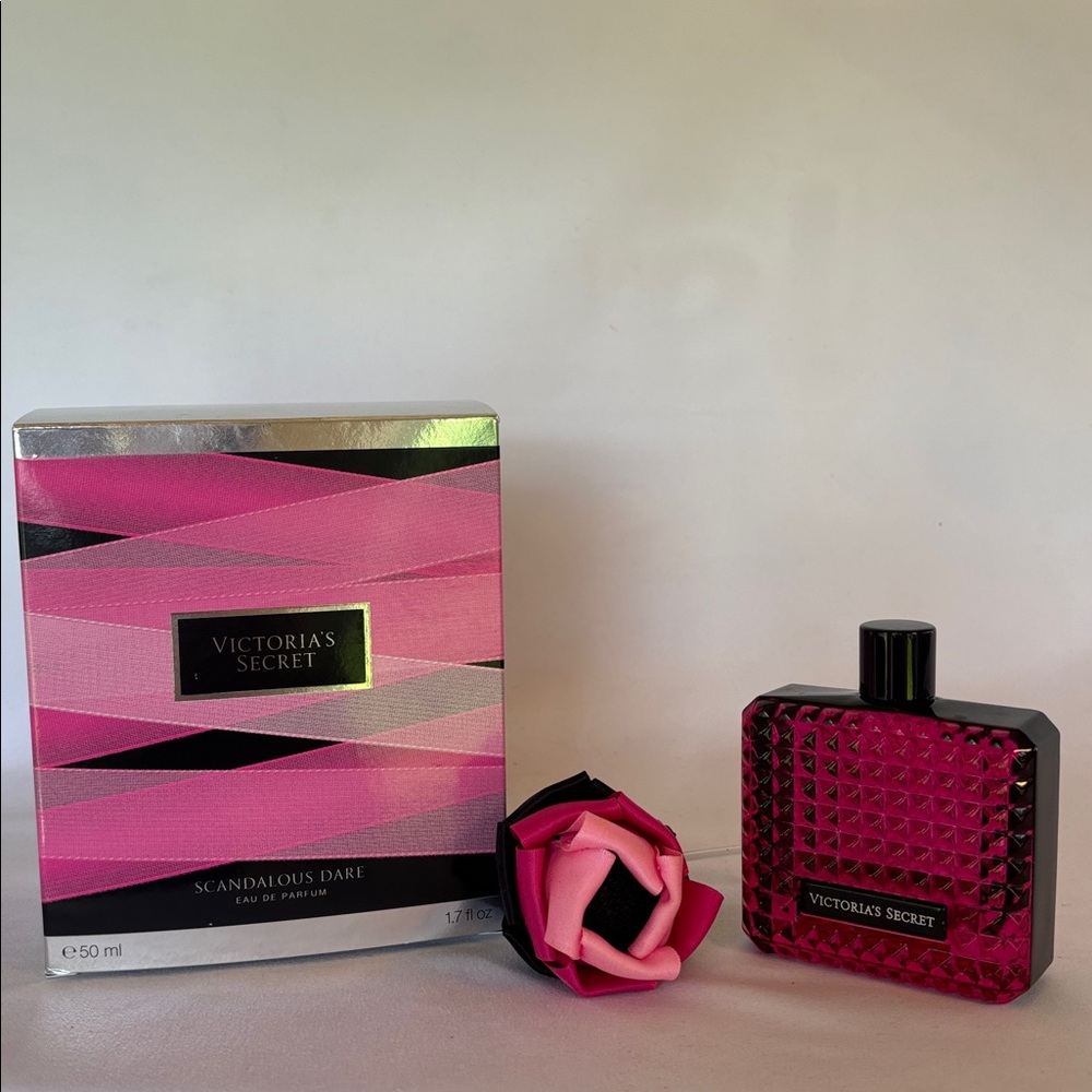 EMPTY BOTTLE & BOX VICTORIA’s SECRET SCANDALOUS DARE EAU DE PARFUM CAP ATOMIZER - Picture 4 of 11